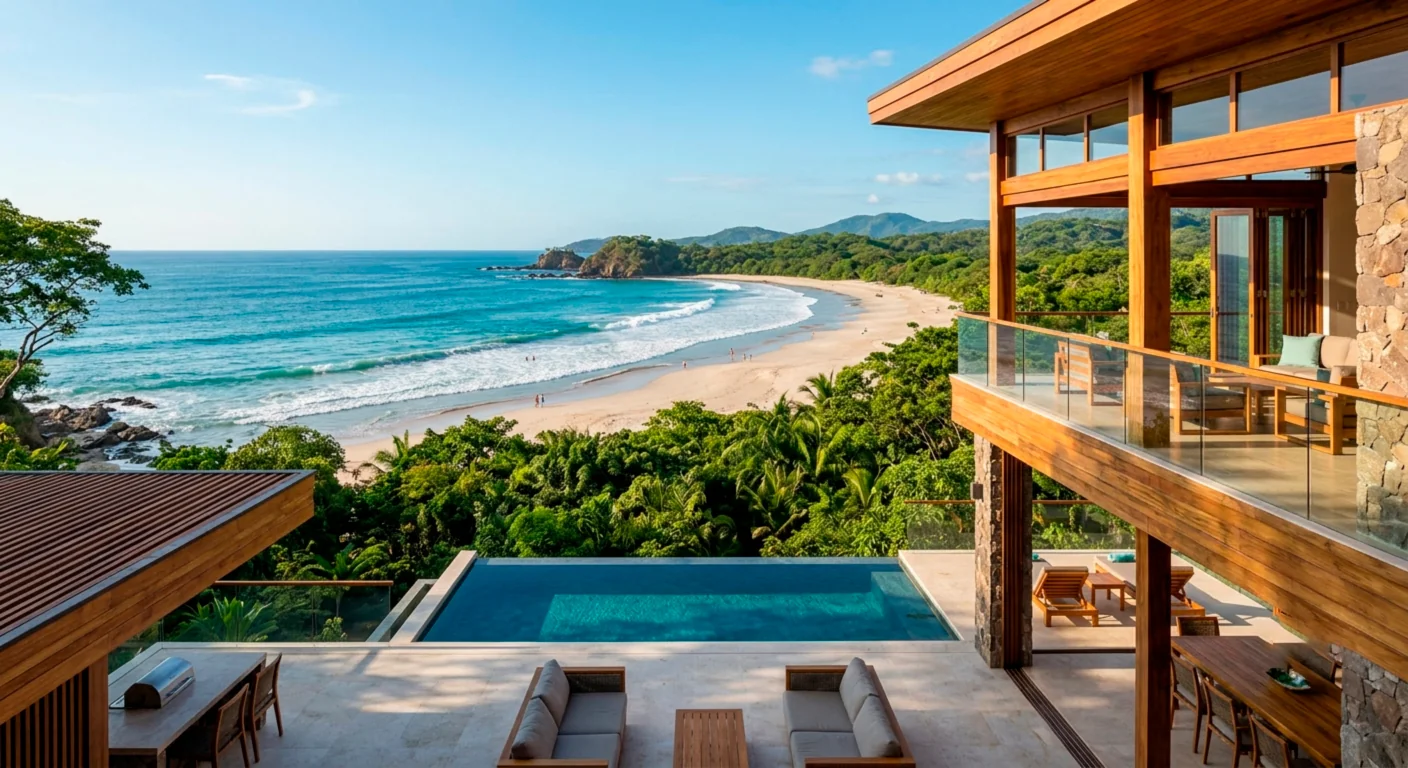 Ocean view vacation home in Playa Pelada, Nosara.